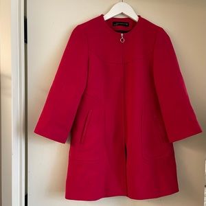 ZARA Dark Pink Coat